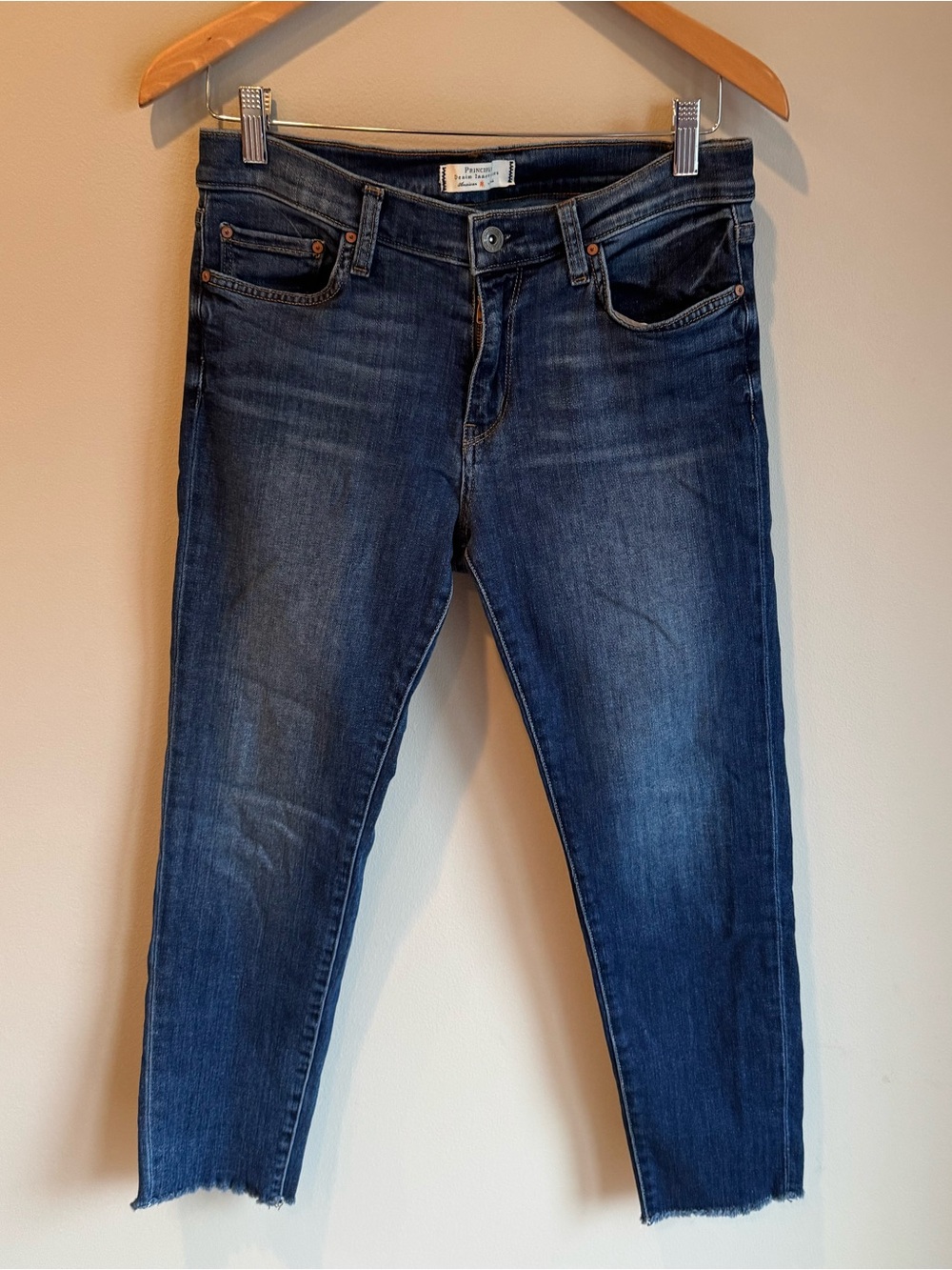 Principle Denim Innovators
Dreamer Indigo Mid-Rise Skinny Raw Hem
Jeans, Sz 31